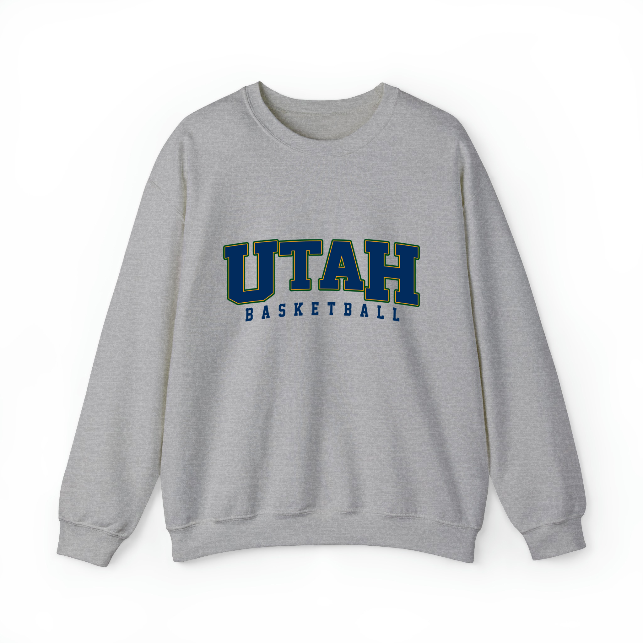 Utah Basketball Varsity Unisex Sweatshirt-Sport Grey