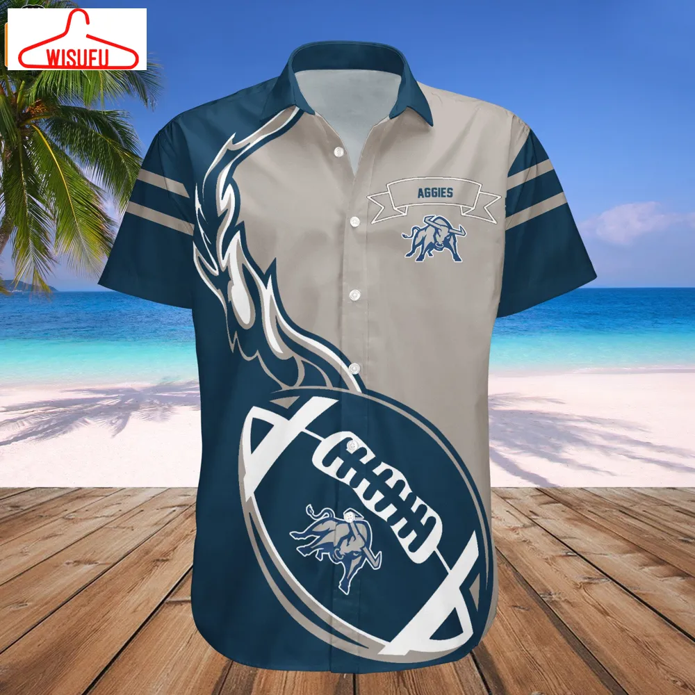 Utah State Aggies Flame Ball Hawaiian Shirt, New Fashion Gifts