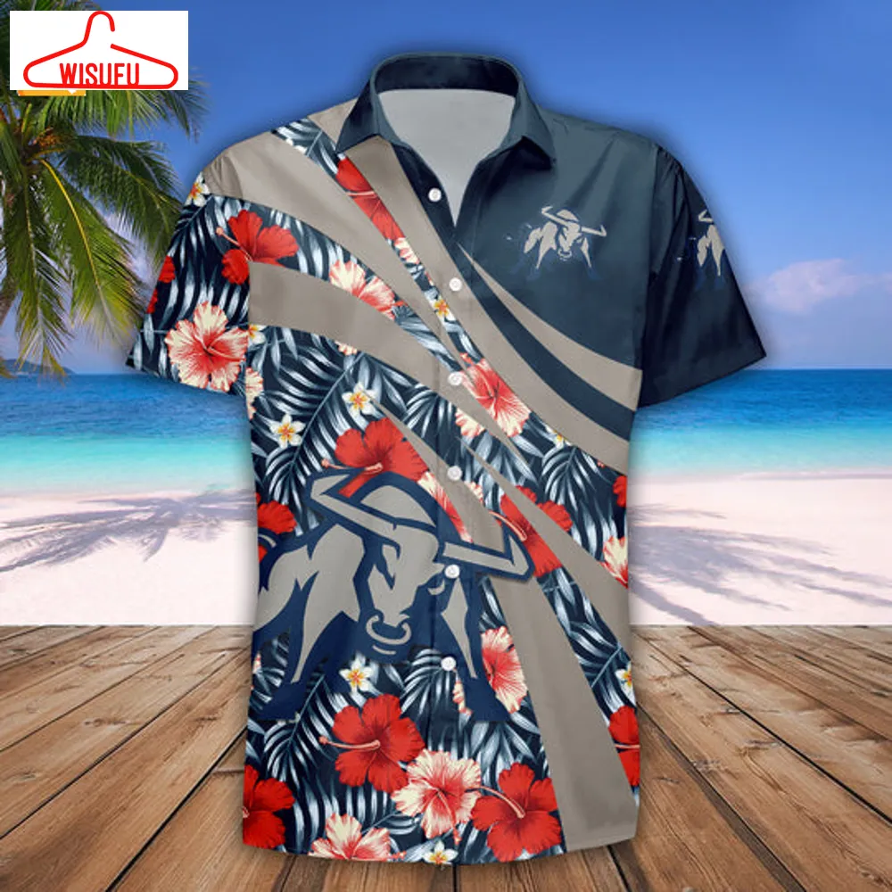 Utah State Aggies Hibiscus Sport Hawaiian Shirt, New Fashion Gifts