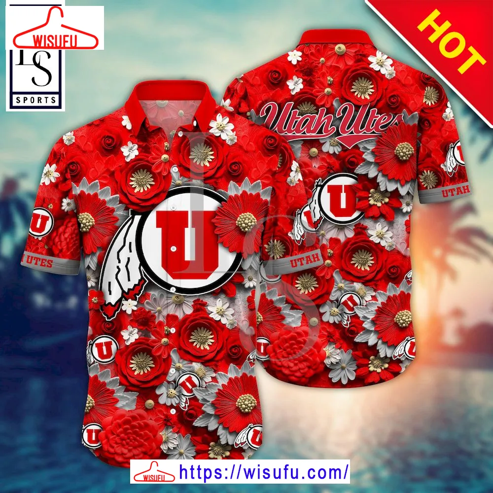 Utah Utes Nca-a Trending Summer Hawaiian Shirt, New Fashion Gifts