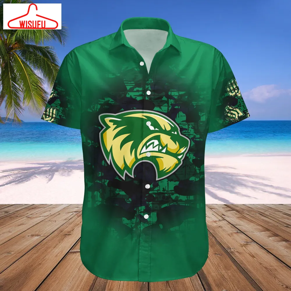 Utah Valley Wolverines Camouflage Vintage Hawaiian Shirt, New Fashion Gifts