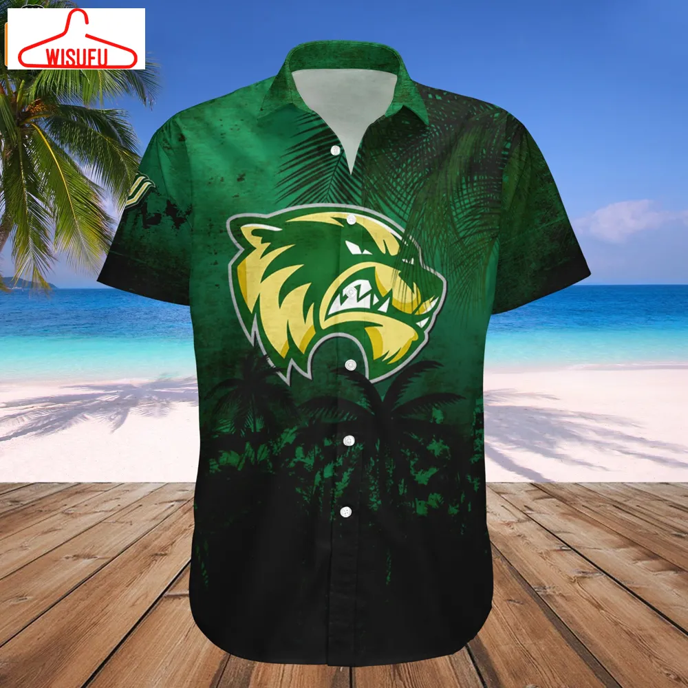 Utah Valley Wolverines Coconut Tree Tropical Grunge Hawaiian Shirt, New Fashion Gifts