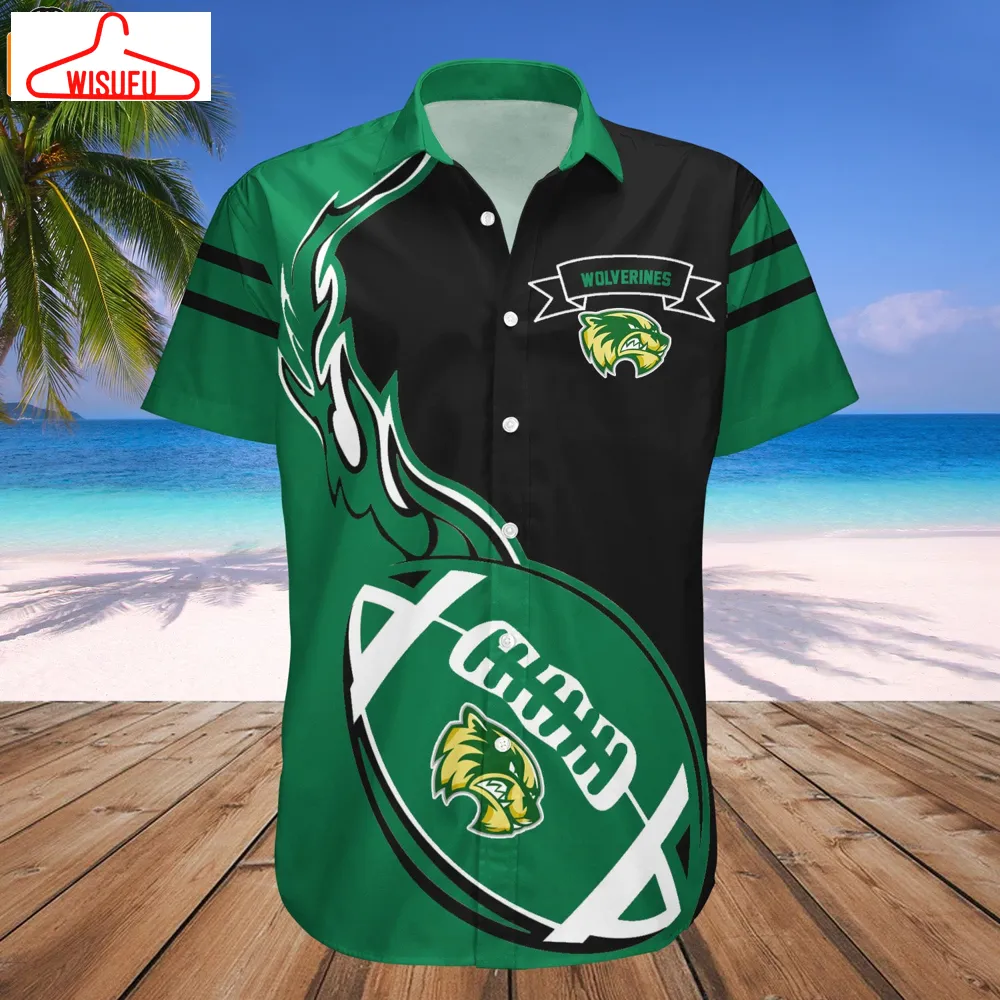 Utah Valley Wolverines Flame Ball Hawaiian Shirt, New Fashion Gifts