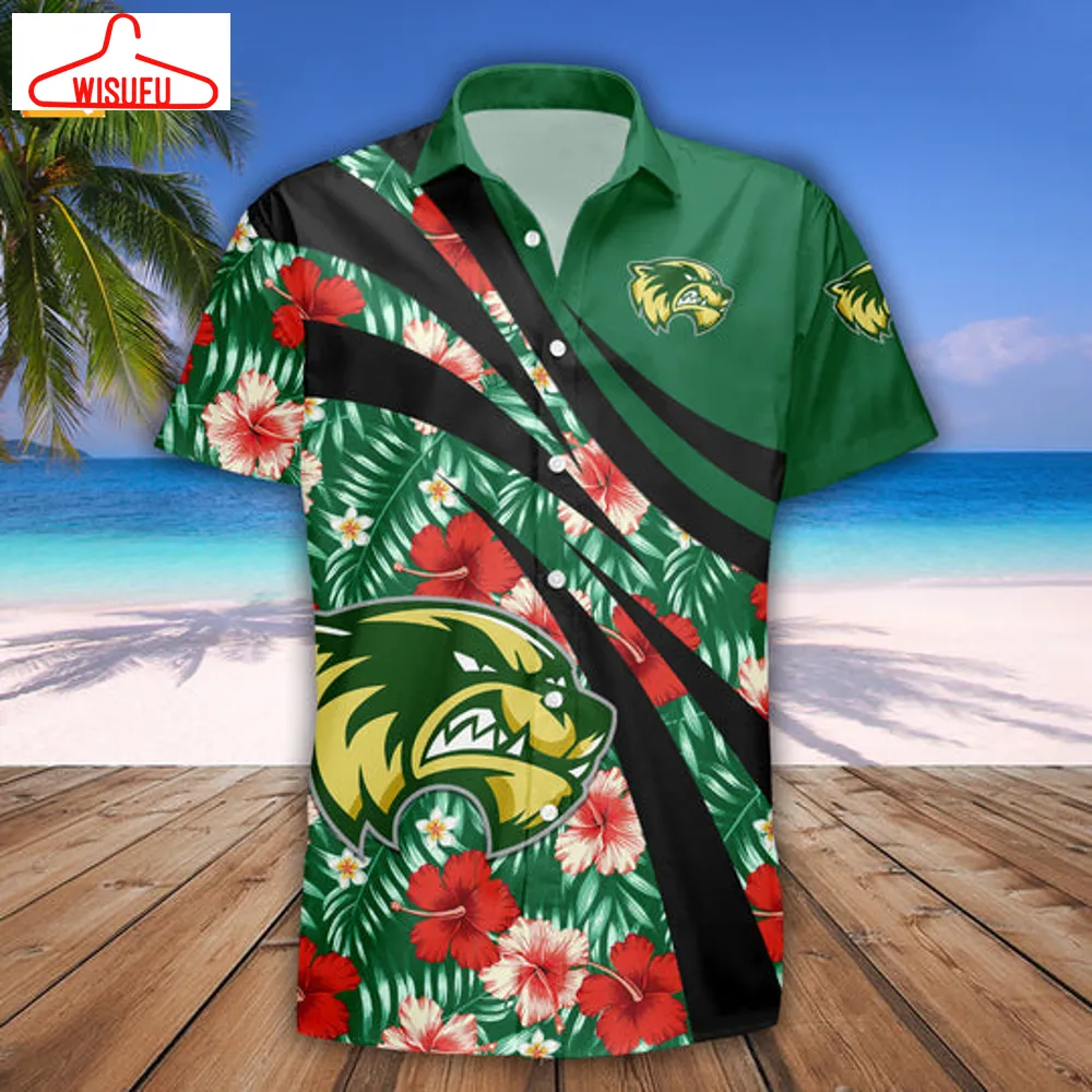 Utah Valley Wolverines Hibiscus Sport Hawaiian Shirt, New Fashion Gifts