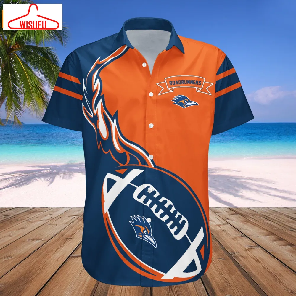 Utsa Roadrunners Flame Ball Hawaiian Shirt, New Fashion Gifts