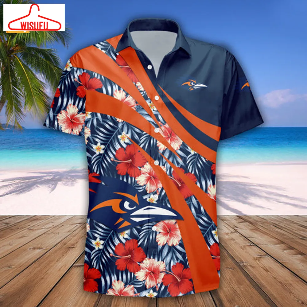 Utsa Roadrunners Hibiscus Sport Hawaiian Shirt, New Fashion Gifts