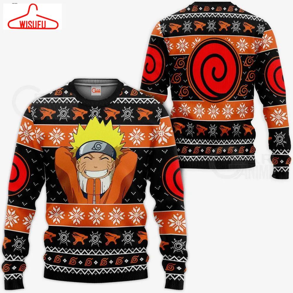 Uzumaki Naruto Anime Ugly Christmas Sweater