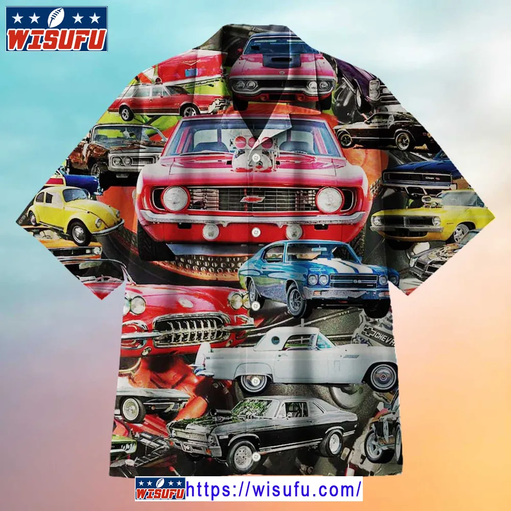 V-intage Car Collection Universal Hawaiian Shirt