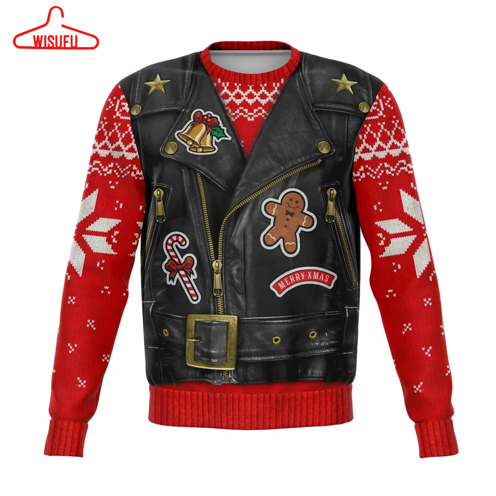 V-intagethoroughbreds74186 - Sons Of Santa, All Over Print 3d Ugly Christmas Sweater, New Winter Shirt Gift For Family