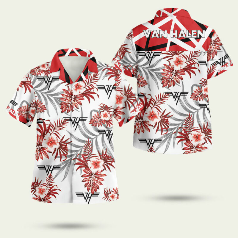 VAN HALEN AO HAWAIIAN SHIRT