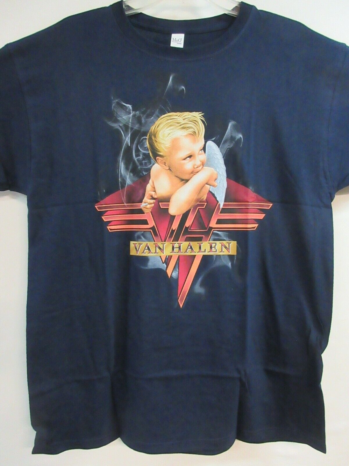 VAN HALEN OFFICIAL MERCH SMOKING BAND CONCERT MUSIC T-SHIRT LARGE