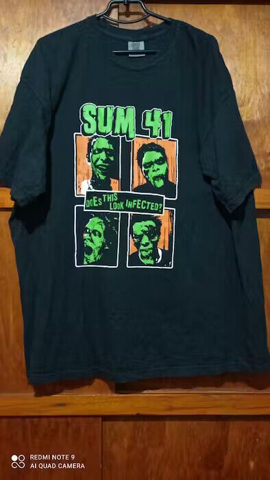 VINTAGE SUM 41 Punk rock band cover album tee shirt