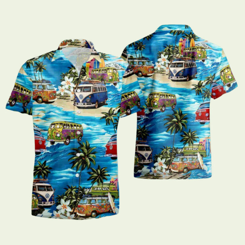 VOLKSWAGEN BUS HAWAIIAN SHIRT