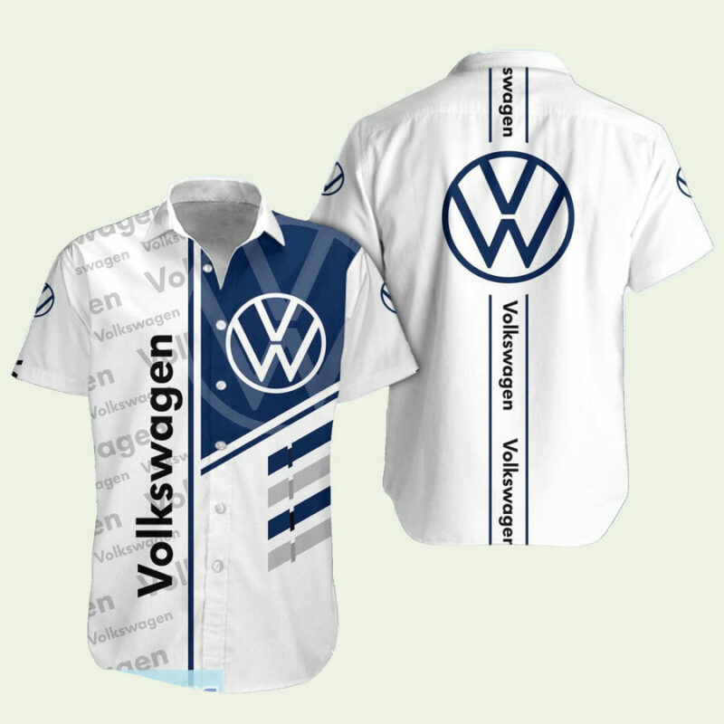 VOLKSWAGEN WHITE HAWAIIAN SHIRT