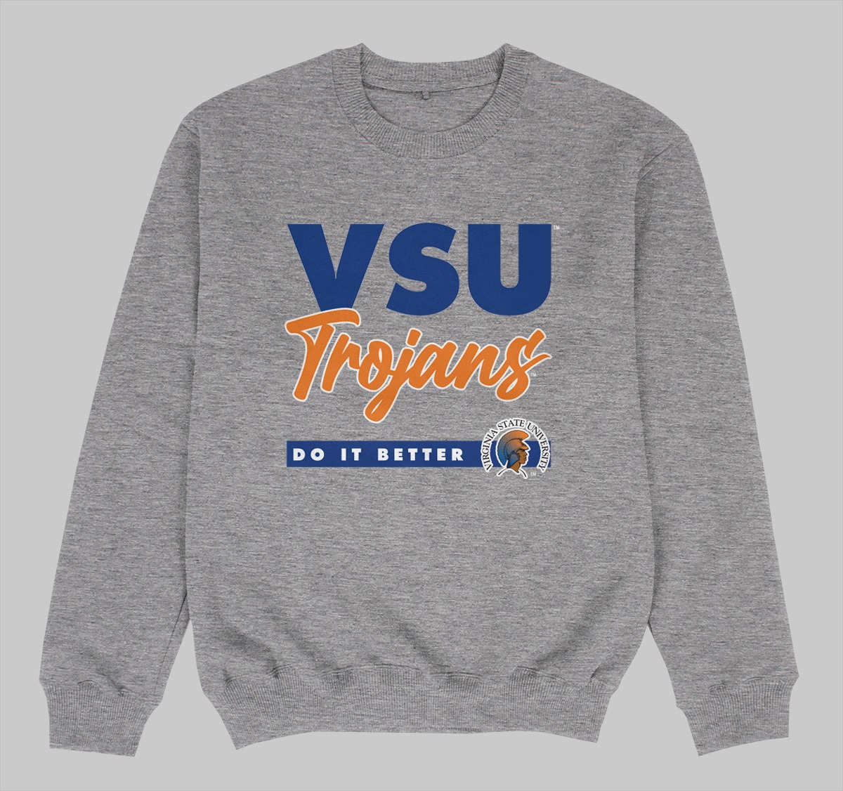 VSU DOES IT BETTER SWEATSHIRTS GREY COLOR