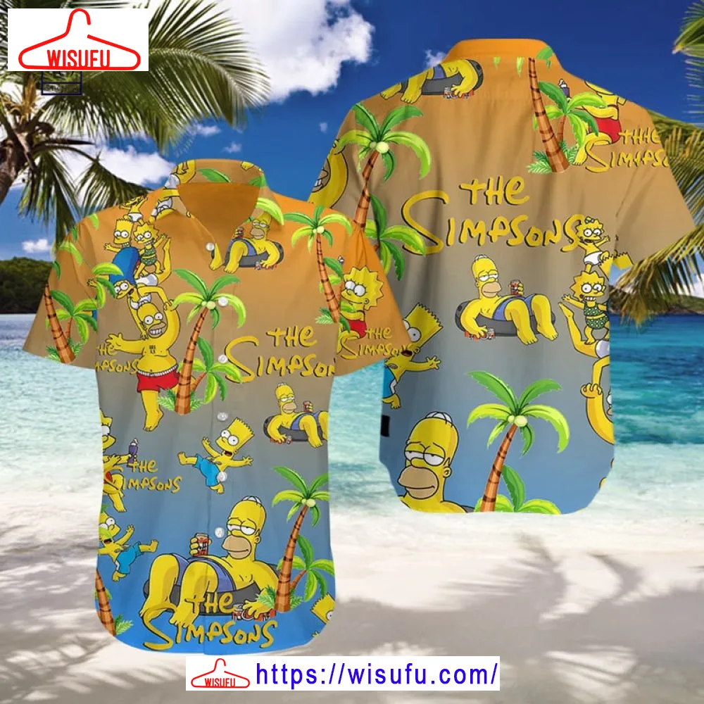 Vacation Of The Simpsons 3d Hawaiian Shirt, New Fashion Gifts