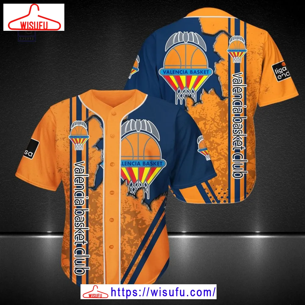 Valencia Basket 3d Baseball Jersey, New Fashion Gifts