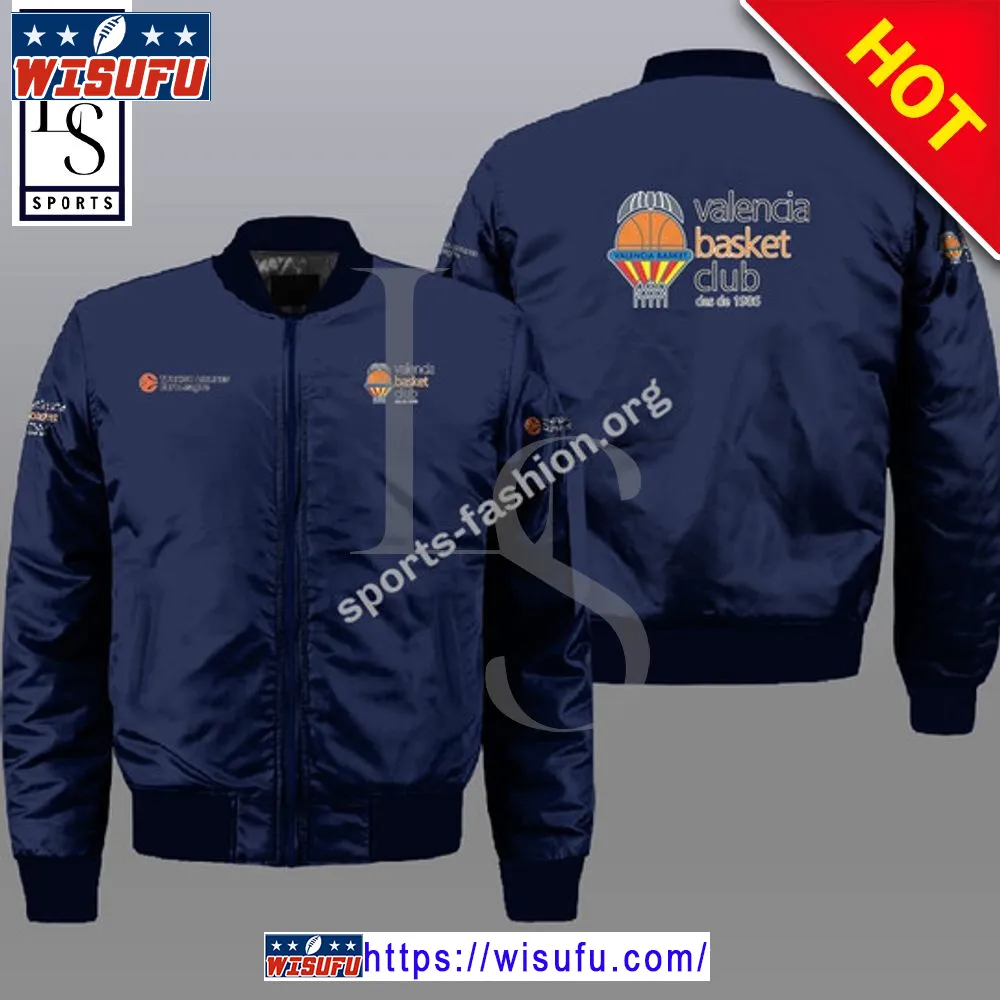 Valencia Basket Blue Bomber Jacket