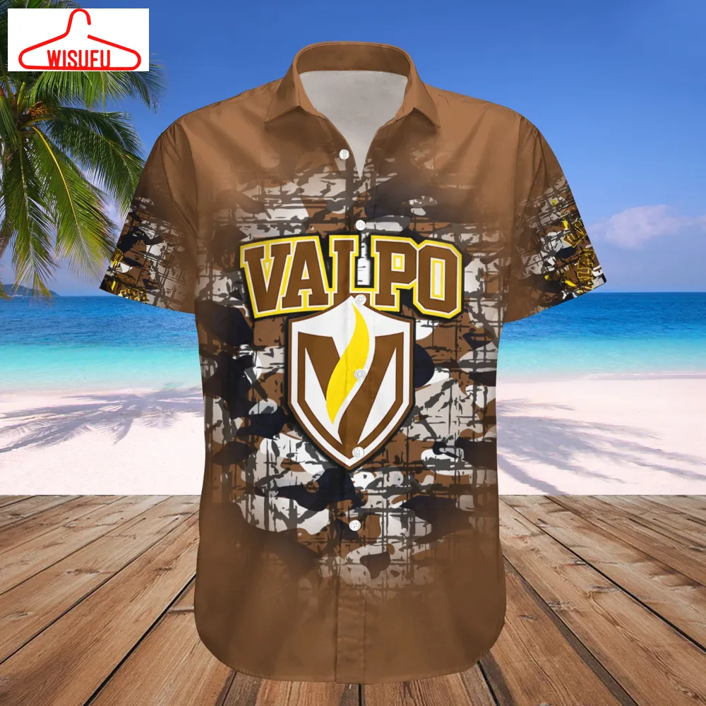 Valparaiso Beacons Camouflage Vintage Hawaiian Shirt, New Fashion Gifts