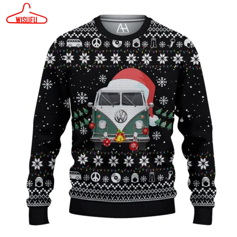 Van Car Ugly Christmas Sweater