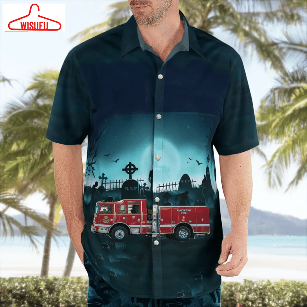 Vancouver Fire Department Halloween Hawaiian Shirt, New Fashion Gifts