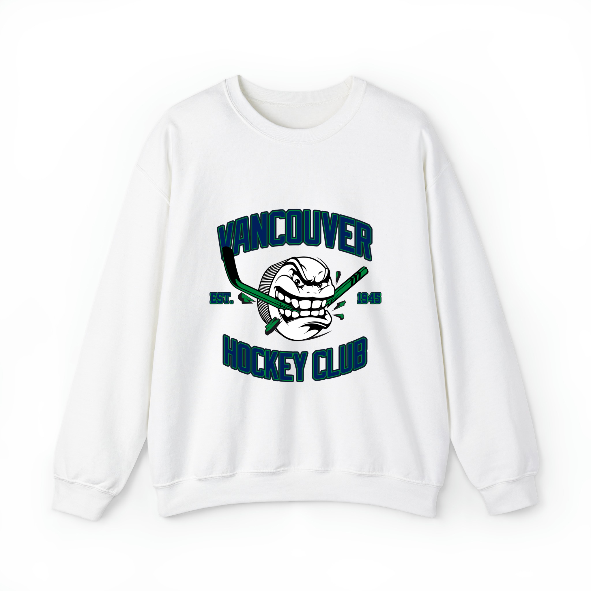 Vancouver Hockey Club Unisex Sweatshirt- White