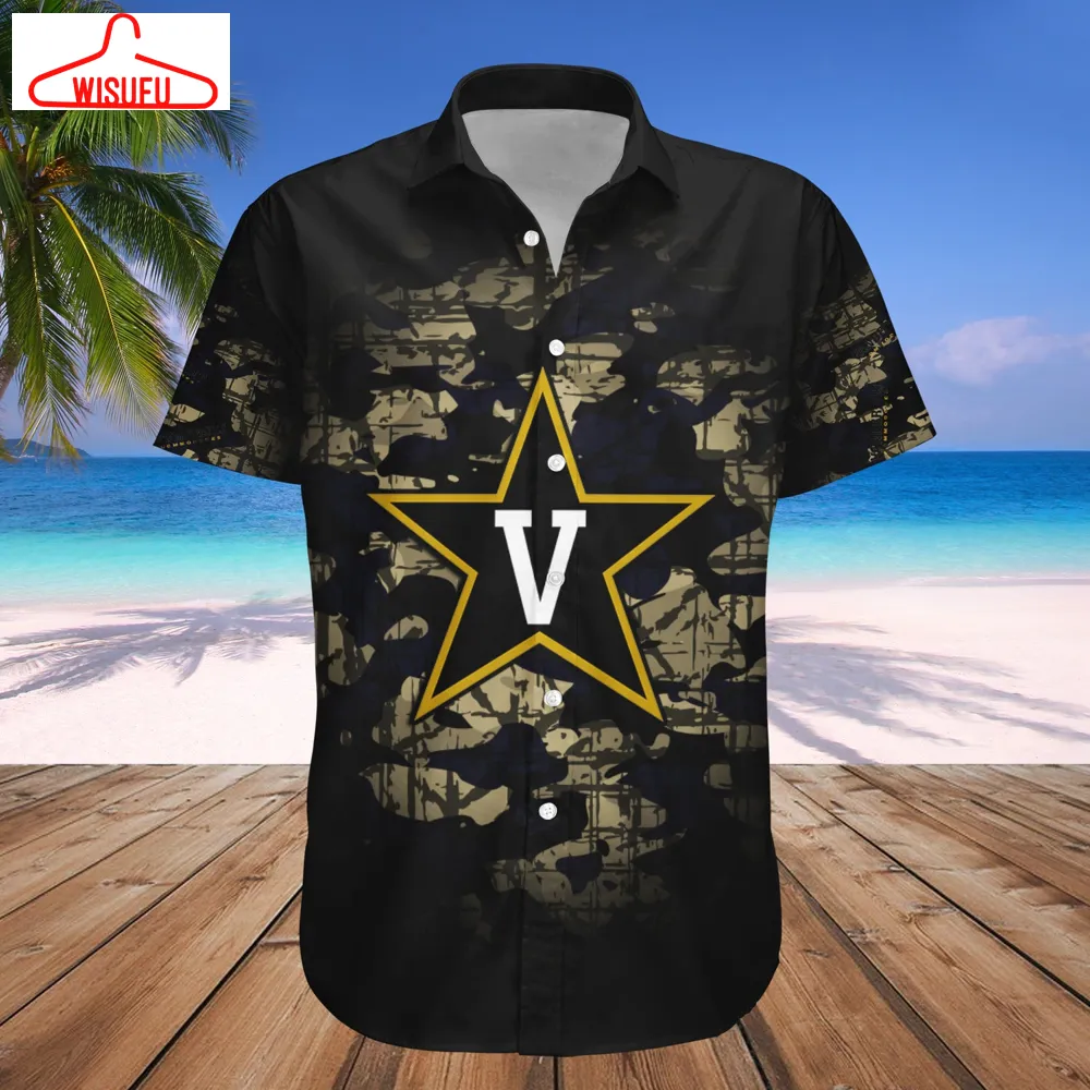 Vanderbilt Commodores Camouflage Vintage Hawaiian Shirt, New Fashion Gifts