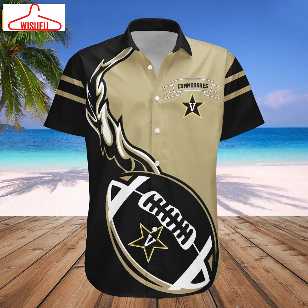 Vanderbilt Commodores Flame Ball Hawaiian Shirt, New Fashion Gifts