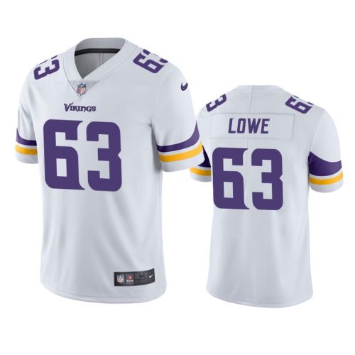 Vederian Lowe 63 Minnesota Vikings White Vapor Jersey