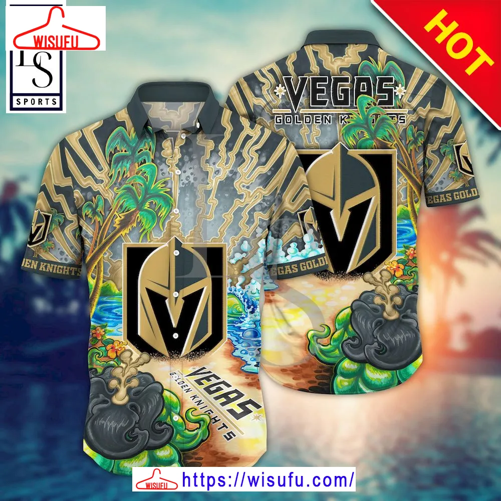 Vegas Golden Knights Aloha Island Hawaii Shirt, New Fashion Gifts