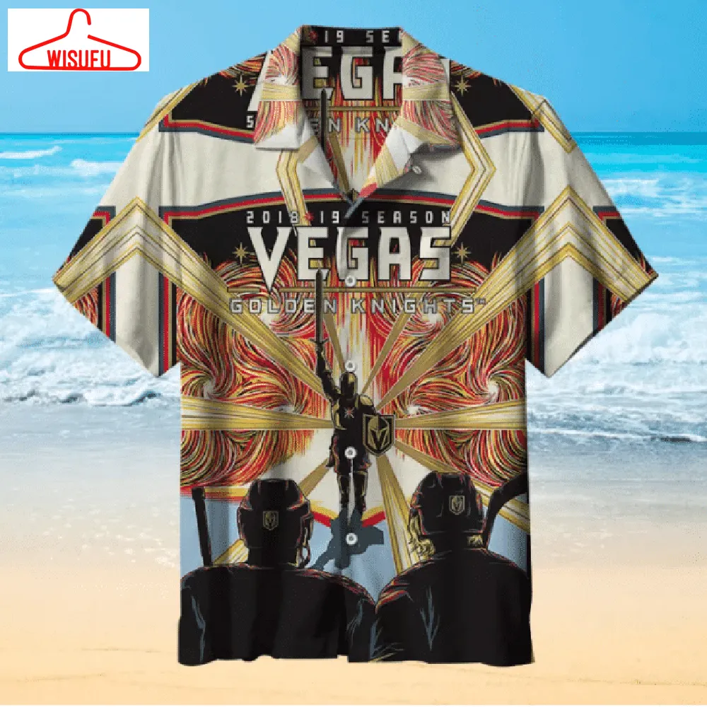 Vegas Golden Knights For Man And Woman Print Short Sleeve Hawaiian Shirt G95, New Hawaiian Holiday Outfits, New Fashion Gifts