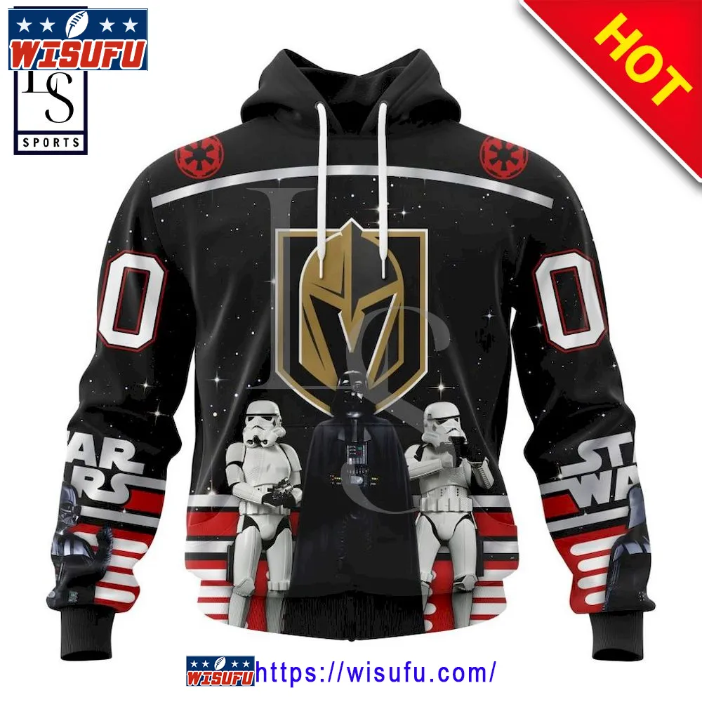 Vegas Golden Knights Special Star Wars May The 4th Be With You Personalized Hoodie