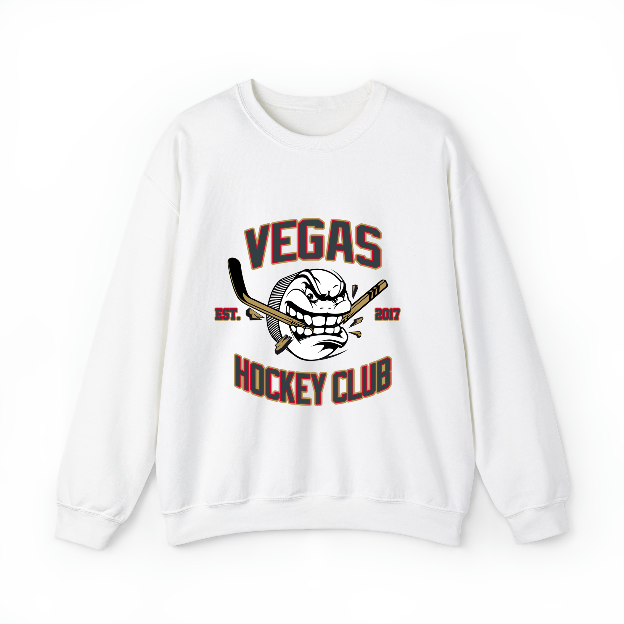 Vegas Hockey Club Unisex Sweatshirt- White