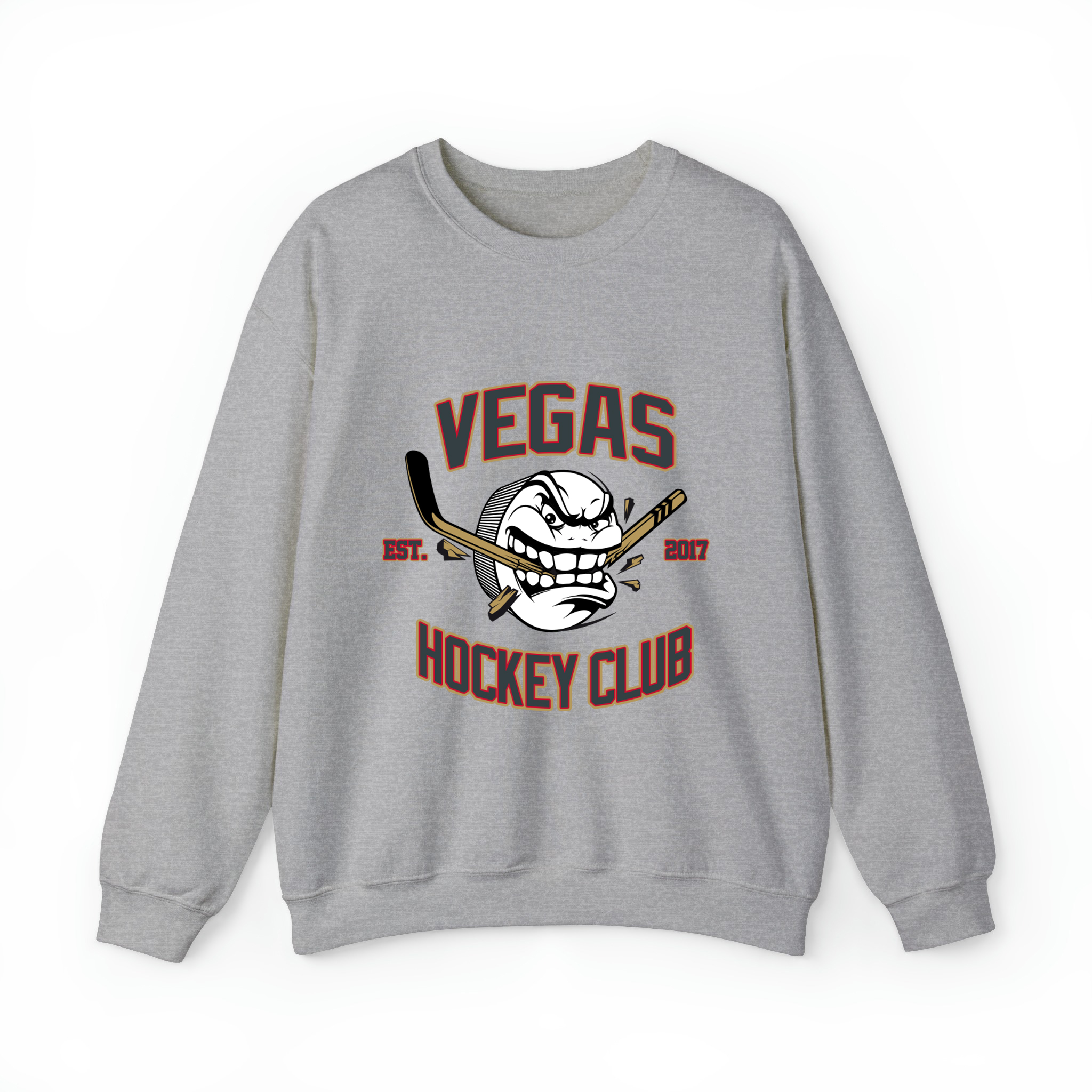 Vegas Hockey Club Unisex Sweatshirt-Sport Grey