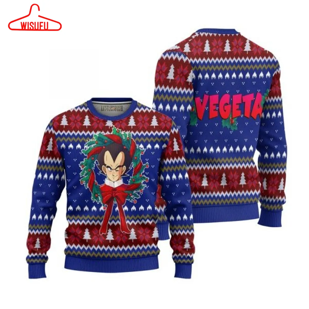 Vegeta Dragon Ball Z Anime Ugly Christmas Sweater