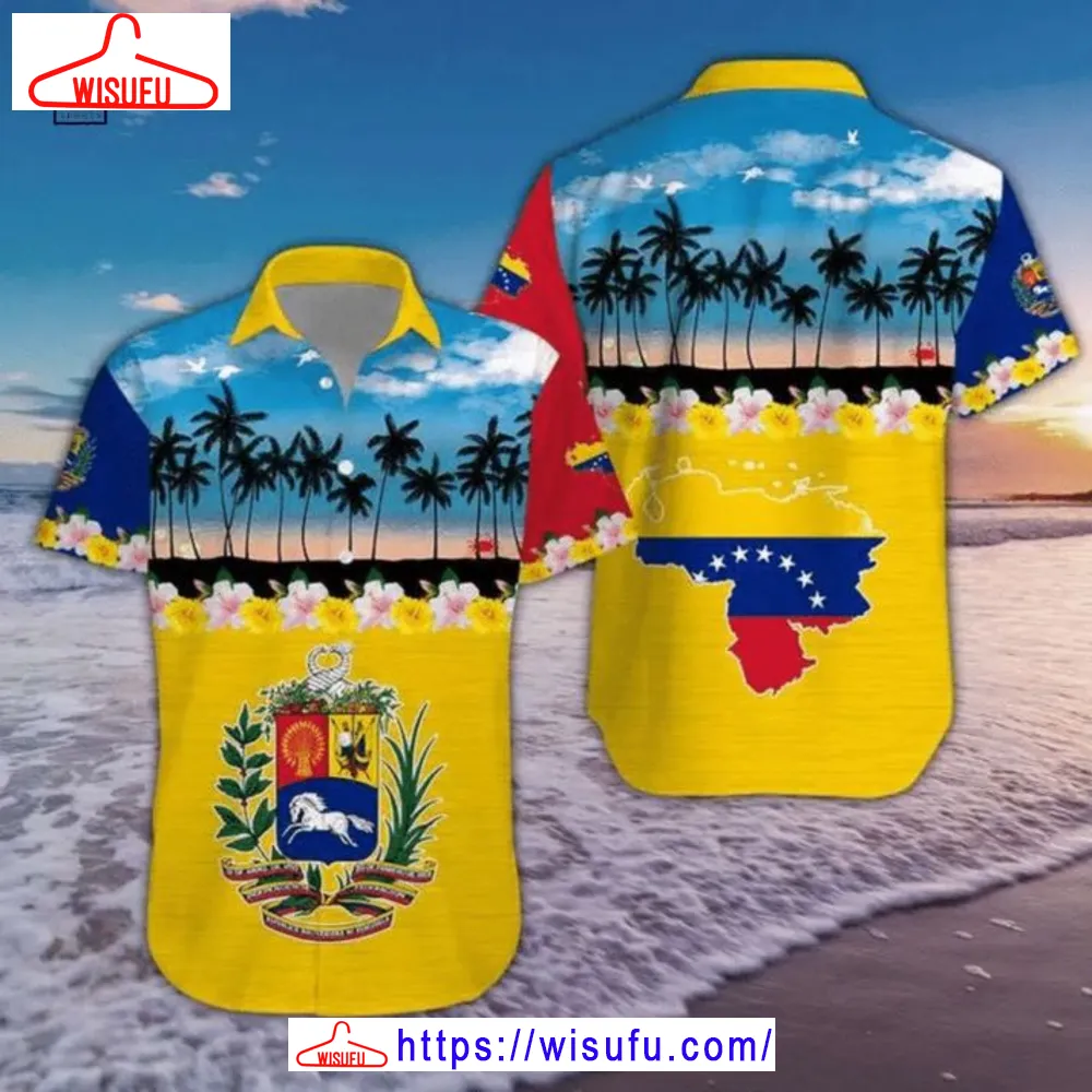 Venezuela Tropical Hawaiian Shirt, New Fashion Gifts