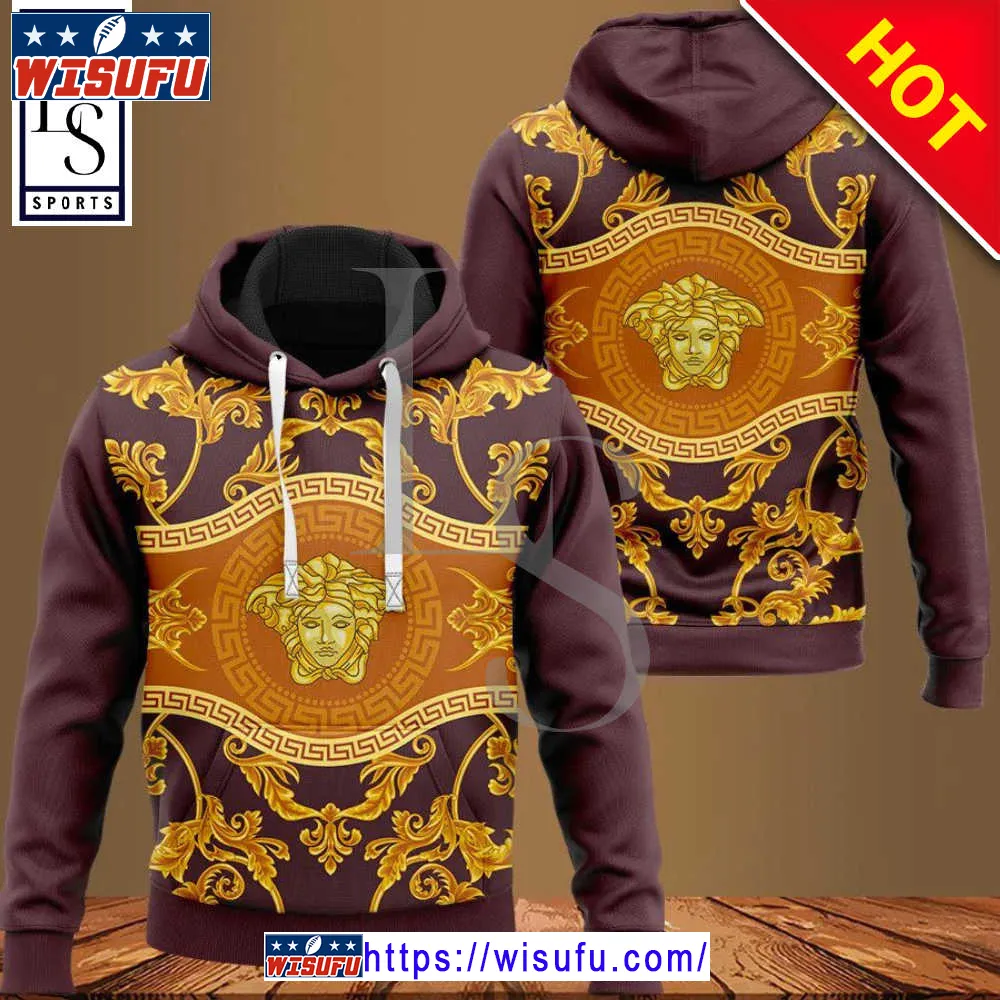 Versa.ce Golden Luxur.y Unise-x Hoodie Luxur.y