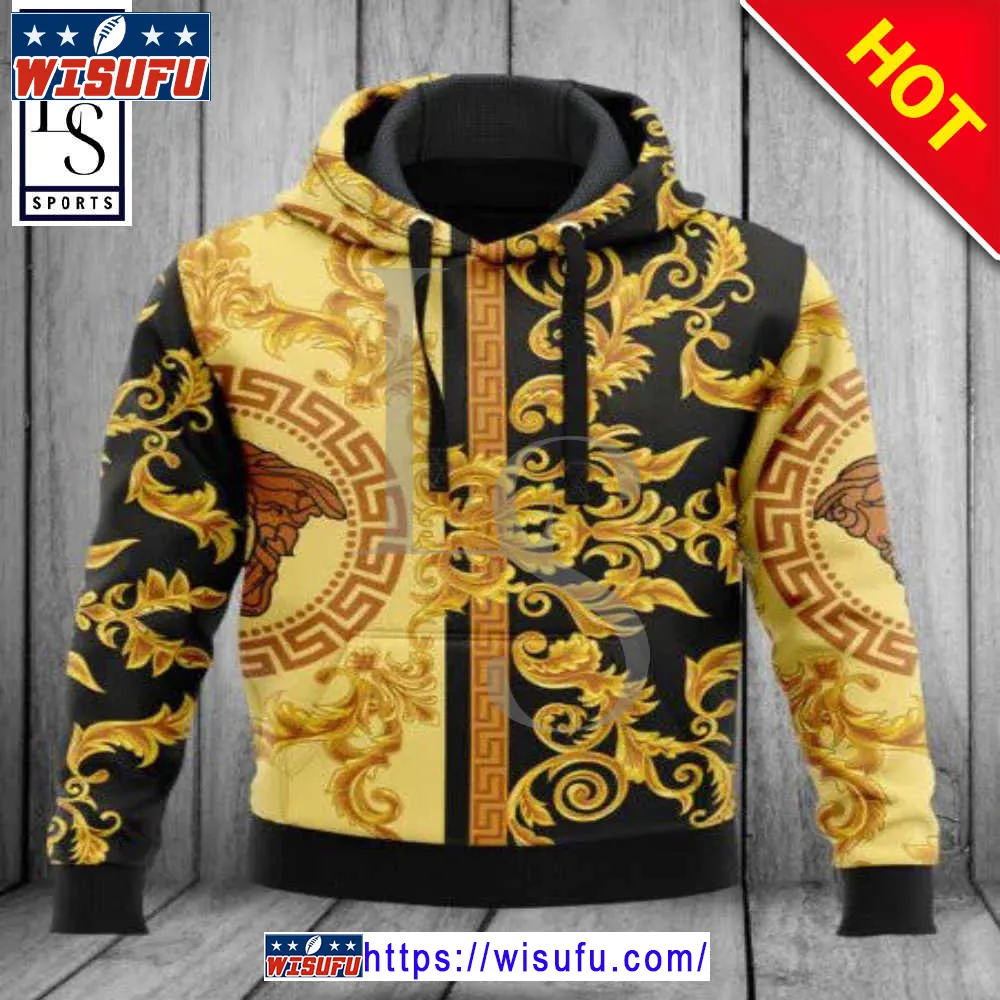 Versa.ce Golden Medusa Luxur.y Unise-x Hoodie