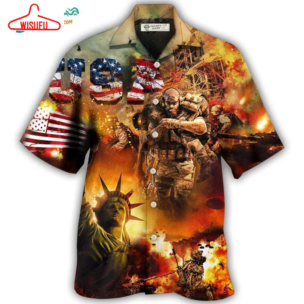 Veteran America Independence Day Veteran Usa Hawaiian Shirt- Wisufu Aloha