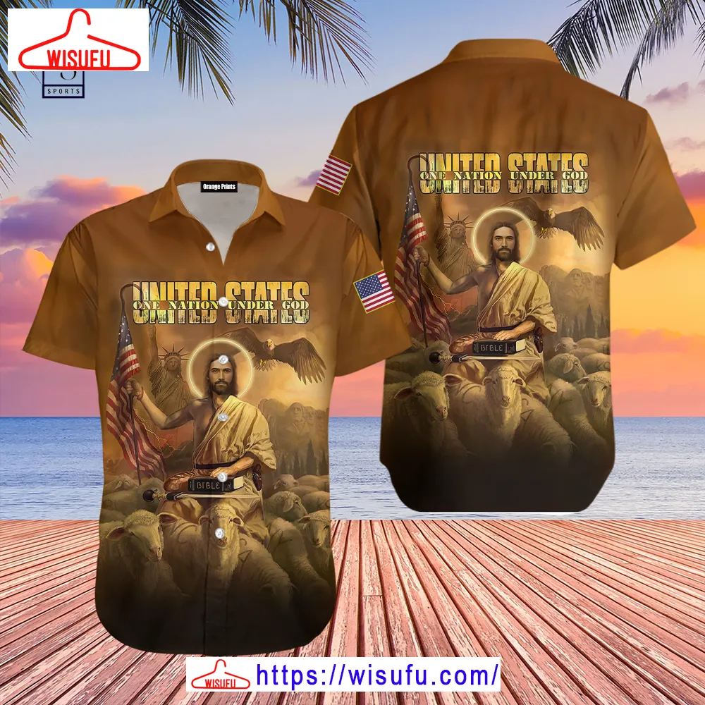 Veteran One Nation Under God Hawaiian Shirt, New Fashion Gifts