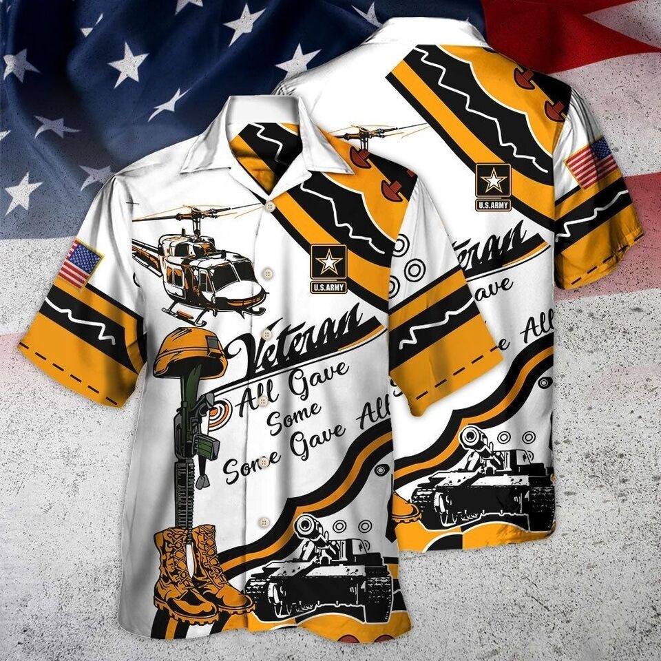 Veteran Us Army All Gave Some Some Gave Al Hawaiian Shirt For Men, S-5XL US Size