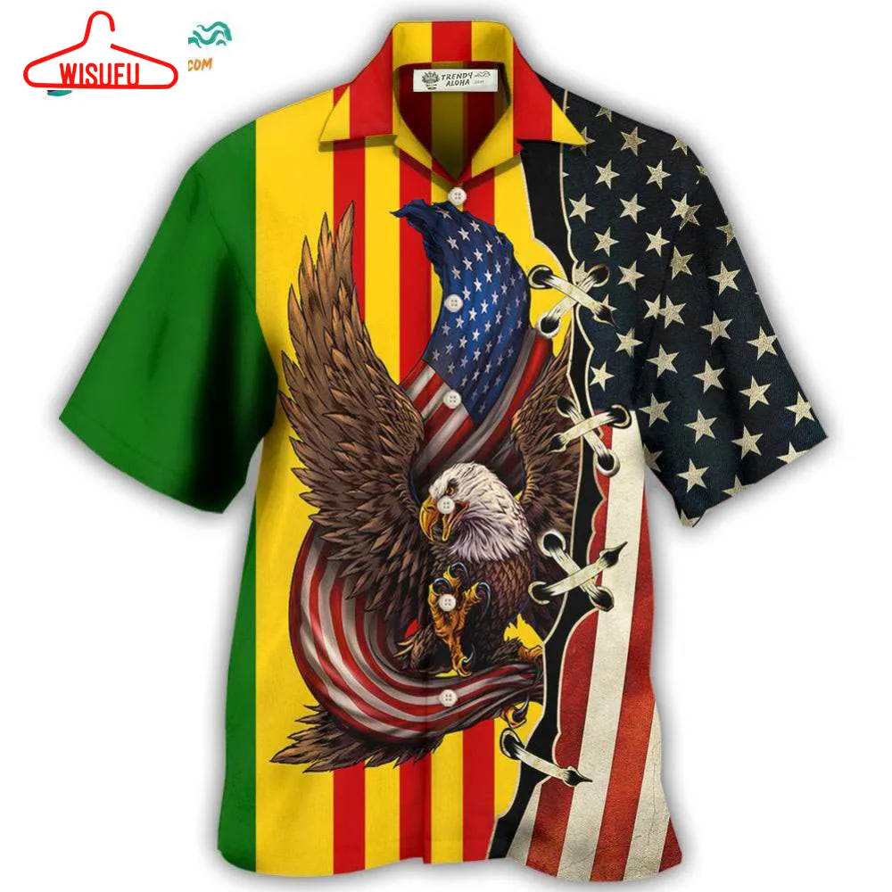 Veteran Vietnam Veteran Eagle Proud Hawaiian Shirt- Wisufu Aloha