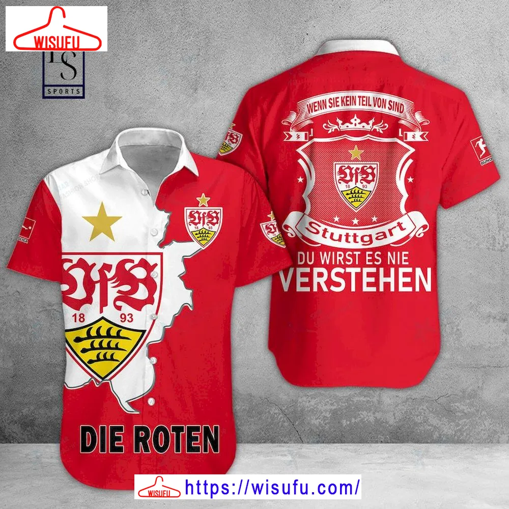 Vfb Stuttgart Die Roten Hawaiian Shirt, New Fashion Gifts