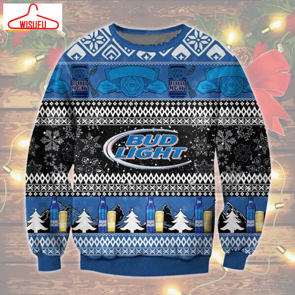 Vi-ntagethoroughbreds16585 - Bud Light Ugly Christmas Sweater