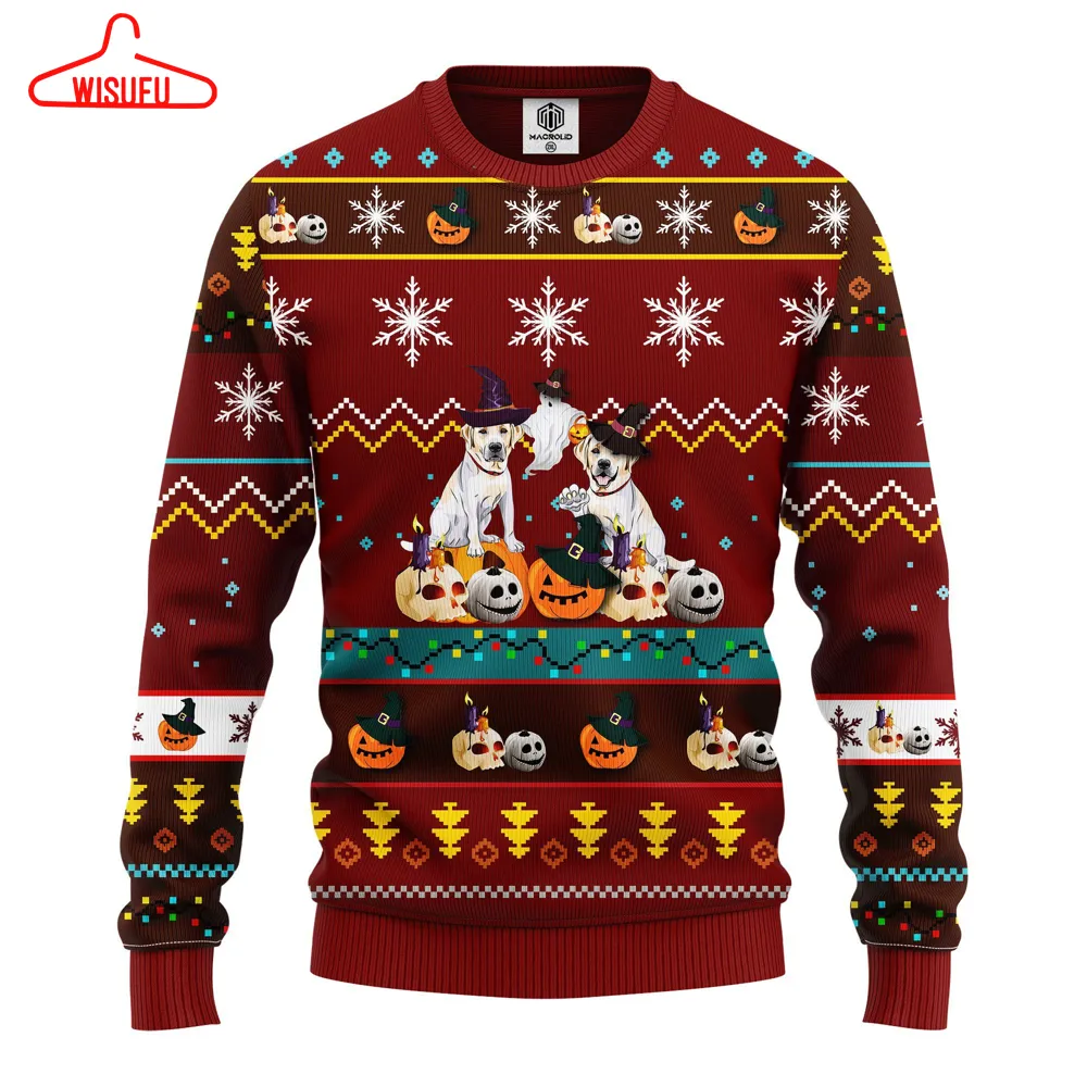 Vi-ntagethoroughbreds22510 - Dogd Noel Mc Ugly Christmas Brown, All Over Print New Winter Fashion 3d Sweater, Best Gift Ideas