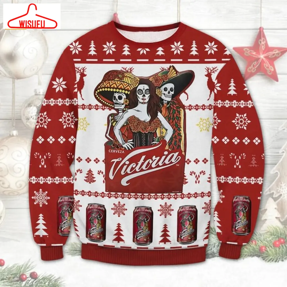 Victoria Cerveza Ugly Christmas Sweater