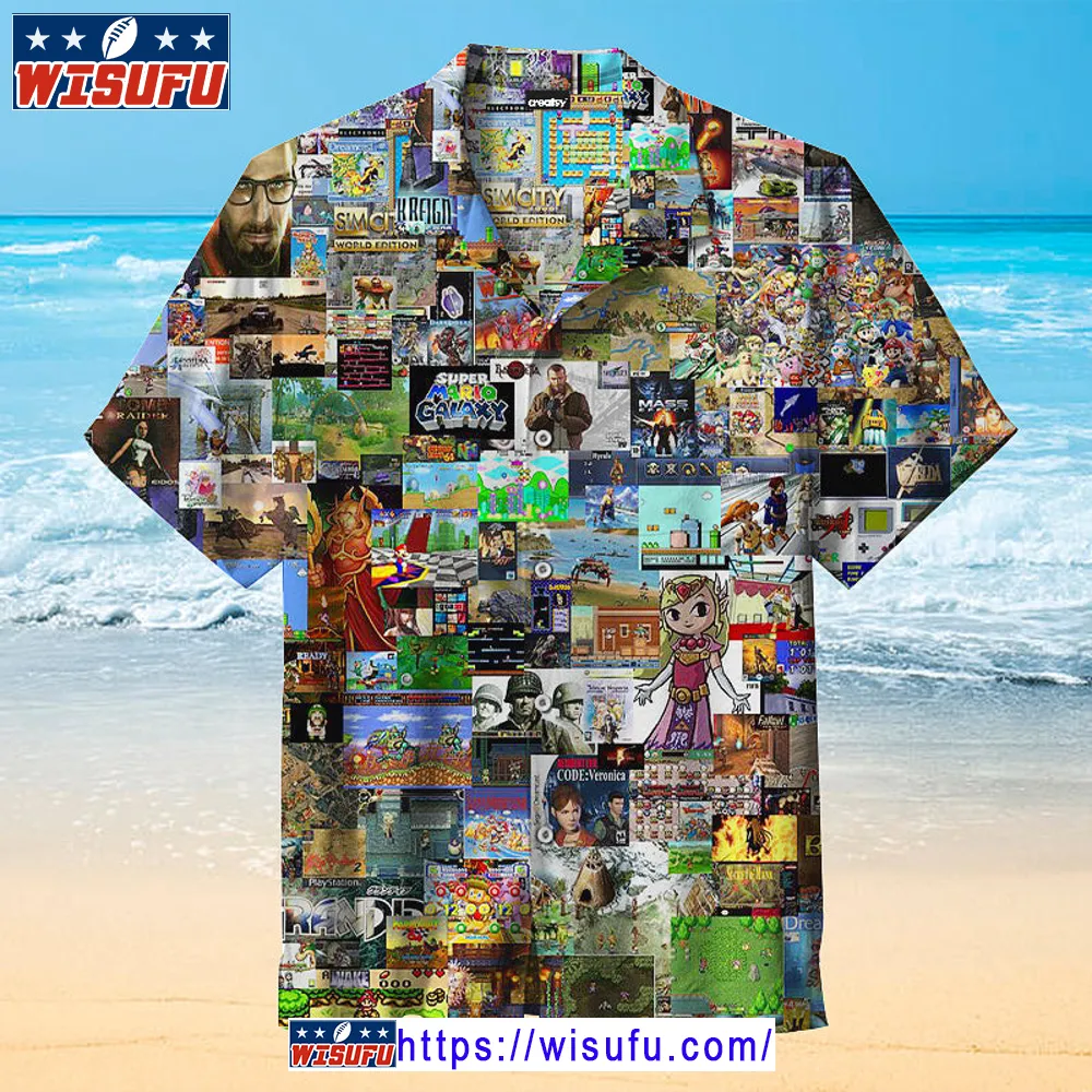 Video Games Anthology Universal Hawaiian Shirt