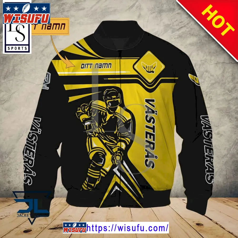 Vik VÃ¤sterÃ¥s Hk Shl Personalized Bomber Jacket