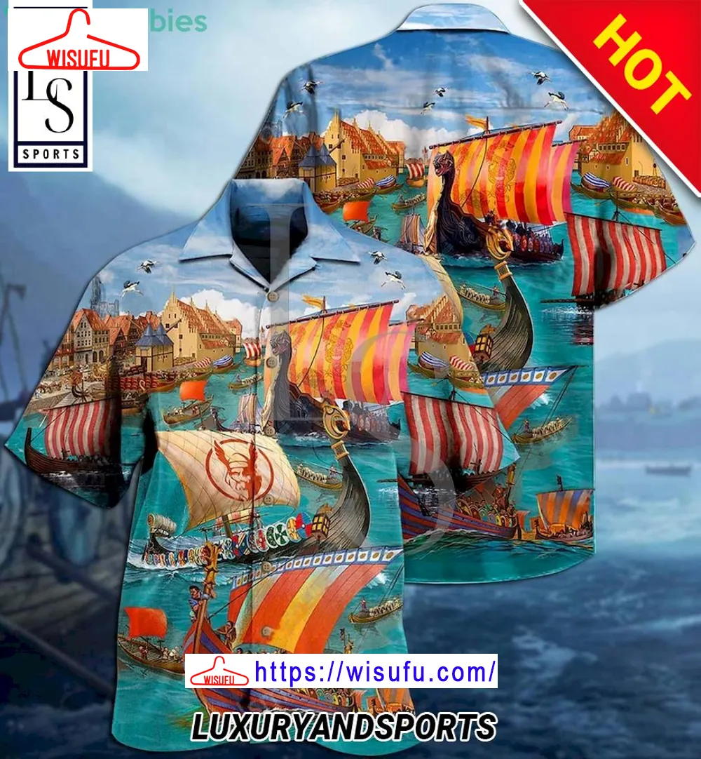 Viking Sail Let War Hawaiian Shirt, New Fashion Gifts