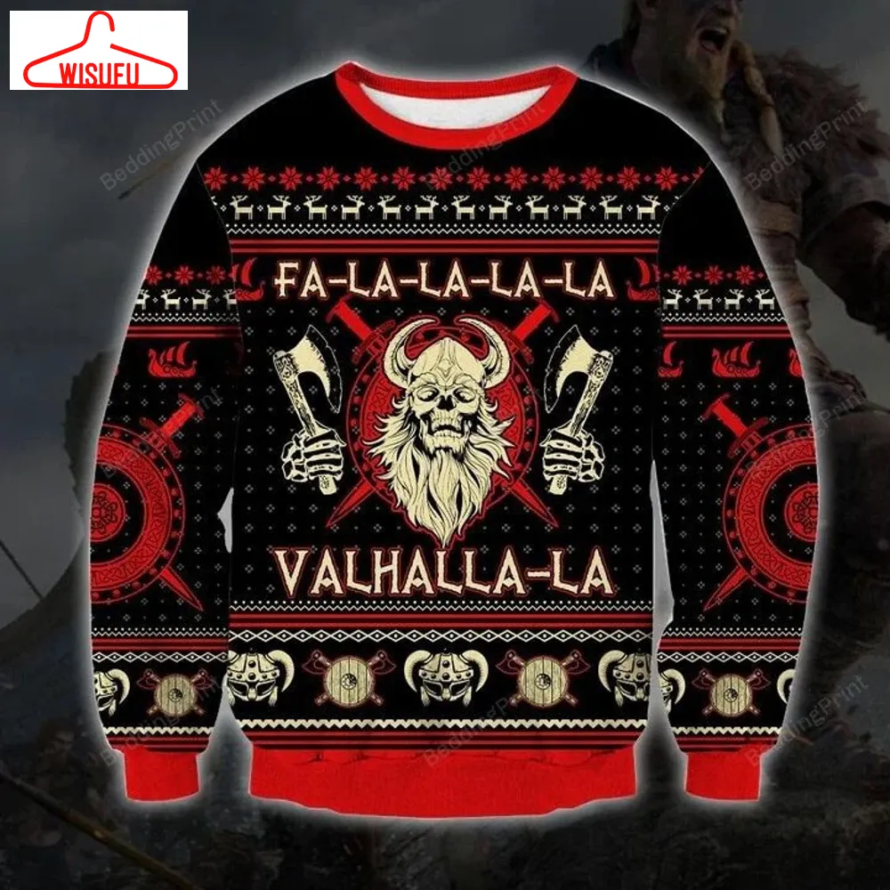 Viking Valhalla-la Ugly Christmas Sweater